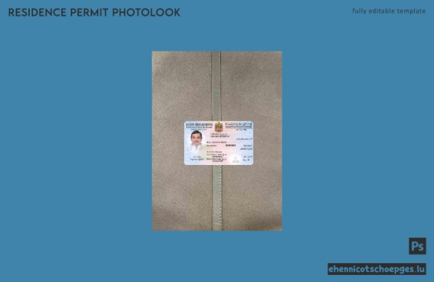 Beispielansicht für das Foto des Personalausweises der Vereinigten Arabischen Emirate